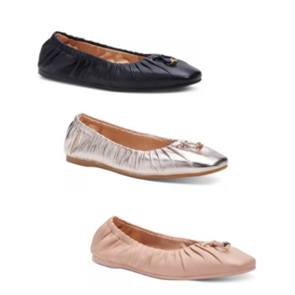 coach - Eleanor Snip-Toe Ballet Flats Sale - Metziahs